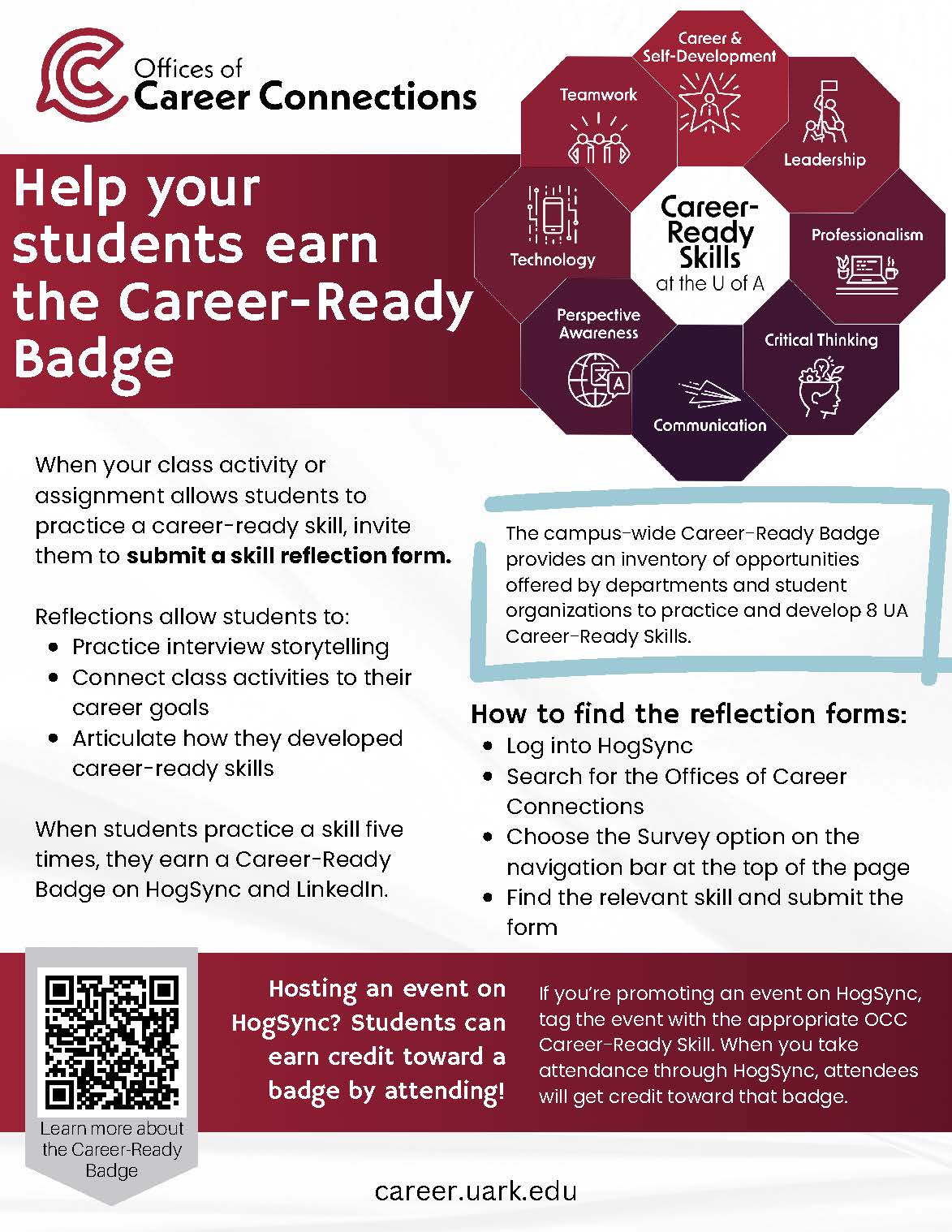Incorporate Career-Ready Skills in Class/Program Content