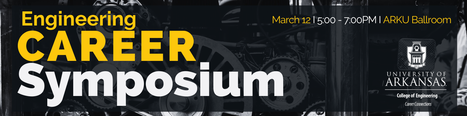 Engineering CAREER Symposium, Tuesday, March 12nd, 2024, 5PM-7PM, ARKU Ballroom