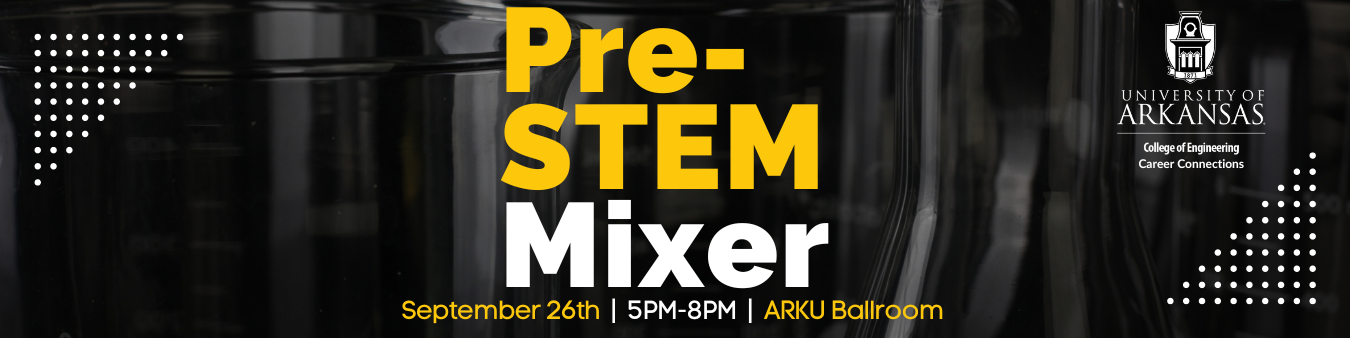 Pre-STEM Mixer, Tuesday, September 26th, 2023, 5PM-8PM, ARKU Ballroom